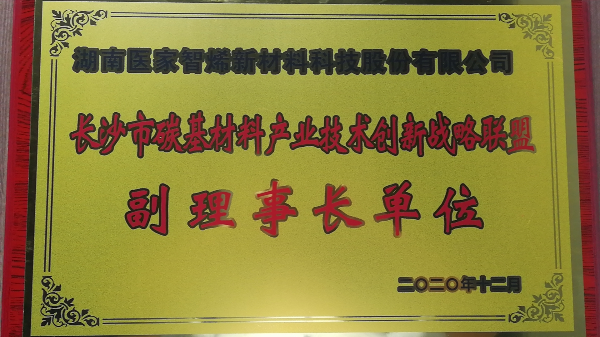 长沙市碳基材料产业技术创新战略联盟成立暨第一届理事会召开